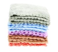 MERRYHAPY 10 pièces Lot de Lingettes Lavables en Microfibre Douce Nés Serviettes Garçon Fille Ultra-absorbantes Petites Serviettes Visage et Bain Respirant pour Toute la Famille