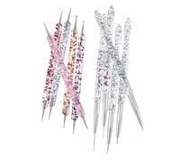 MERRYHAPY 10 Pièces Nail Art Dotting Pen Set Double-ended For Precise Flower Detailing And Creative Fingernail Designs