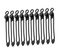 MERRYHAPY 10 Pièces Sangles Silicone Organisateur de Câbles Flexible et Compact pour Bureau et Voyage Rangement Câble Chargeur et Fil Électrique Attaches Cord Ties pour Gestion