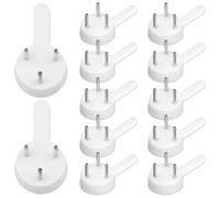 MERRYHAPY 100 Crochets Muraux 100 Pièces sans Percer en Plastique et Fer , Supports Invisibles sans Endommager pour Cadres Photo et Miroirs Adaptés Bureau et École