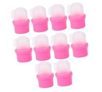 MERRYHAPY 10pièces Couvercles De Soak off Pour Retrait De Vernis à Ongles Outils Pratiques De Manucure Pour Diy Et Professionnels