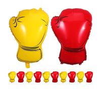 MERRYHAPY 12 Pièces Ballons de Boxe Décorations Sportives pour Fête Anniversaire Ballons de Boxe pour Centre de Table et Décoration Thème Lutte