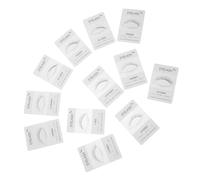 MERRYHAPY 12 Pièces Carte Essai de Faux Cils Support Exposition Portable pour Extensions de Cils Outil Essai Réaliste et Organisé pour Professionnels Du Maquillage et Salons