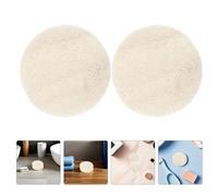 MERRYHAPY 12 Pièces Éponges Loofah Naturelles pour Exfoliation Visage Corps Réutilisables Tampons Gommage Peau Dure et Nettoyage Profond Accessoires Spa Bain Éponge Nettoyante Douce et