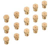 MERRYHAPY 15 Pièces Kit Buses Laiton pour Brûleur Gaz de Rechange pour Cuisinière et Four Domestiques Installation Facile Compatibles pour Grill et Four à Gaz