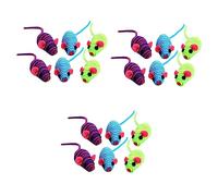 MERRYHAPY 18 Pcs Souris en élastique Cat Toy Spray à l'herbe à Chat pour Chat d'intérieur pour Chat pour de Souris de élastique de Chat