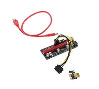MERRYHAPY 1ensemble Adaptateur Pci-e Alimentation Extendeur Graphique USB pour Pc De Minage Connectivité Multiple pour Cartes Graphiques