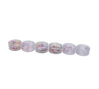 MERRYHAPY 1ensemble Autocollants De Nail Art Argile Polymère Slices Céramiques Colorées Forme De Cœur Et Étoile Accessoires Manucure Pour Créations Uniques Et Adorables