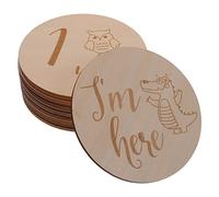 MERRYHAPY 1ensemble De Pour Ensemble De Disques Numériques Avec Motifs Animaux Pour Des Événements De Né Pour Photos Et Annonces De Naissance