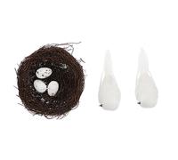 MERRYHAPY 1ensemble Décoration De Nid Oiseaux Simulacre pour Jardin Accessoire De Jardinage Et Réaliste pour Amateurs De Nature