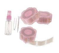 MERRYHAPY 1ensemble Lot Patches Épaississants Invisibles Pour Double Paupière Autocollants Lifting Dentelle Respirante Applications Inclus Pince Et Spray Pour Maquillage