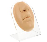 MERRYHAPY 1ensemble Modèles Faciaux Pour Pratique De Piercing Modèle De Et Nez Avec Support Pour Affichage Et Exercices De Piercing