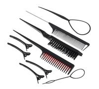 MERRYHAPY 1ensemble Set De Peignes De Coiffure Outils De Coiffage Pour Salons Accessoires De Coiffure Multifonctionnels Pour Création De Chignons Et Détangling
