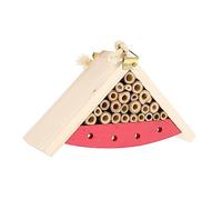 MERRYHAPY 1pièce Maison Bois pour Insectes Refuge pour Abeilles Et Pollinisateurs Accessoire De Jardin des Insectes Et Amélioration De Écologie du Jardin
