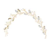 MERRYHAPY 1pièces Bandeau De Mariée Accessoire Élégant Pour Et Couronne De Cheveux Teintes Pour Mariées Adolescentes