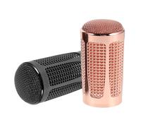 MERRYHAPY 2 Grilles De Remplacement Pour Tête De Micro Sphérique Grille De Rechange En Maille Pour Bonnette Anti-Vent Métallique Pour Tête De Micro Sphérique