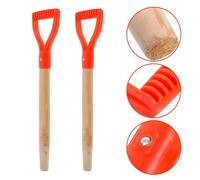 MERRYHAPY 2 Manches De Pelle en Bois De Rechange Manche De Houe De Rechange Manche De Fourche en Bois De Pelle De Fourche À Bêcher