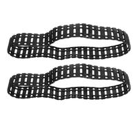 MERRYHAPY 2 Pièces Chenilles de Char à Monter Soi-Même, Remplacement pour Tank Télécommandé, Adhérence Renforcée, Compactes et Légères, pour Modélisme et Bricolage