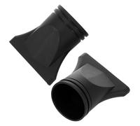 MERRYHAPY 2 pièces Embout Souffleur pour Sèche-cheveux Noir Diffuseur Résistant Chaleur pour Coiffage Précis Accessoire Léger Compatible avec Embout Outil Professionnel pour Salon et Usage