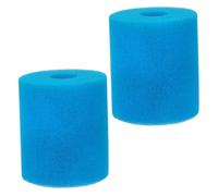 MERRYHAPY 2 pièces Filtre Mousse Piscine Éponges Cylindriques Flexibles Anti-bouchage pour Pompe de Piscine Remplacement Nettoyage des Débris