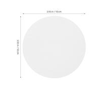 MERRYHAPY 2 Pièces Lot de 2 Diffuseurs Ronds Anti-Éblouissement pour Spots Encastrés, Diamètre 10 CM, en Tissu Résistant à la Chaleur, Cache-Lumière pour Plafonnier, Diffuseur de Lumière