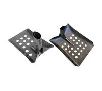 MERRYHAPY 2 pièces Pelle de Tamisage Drainage Acier Pelle Multi-Usage pour Nettoyage Boue et Débris Égouts et Jardins Outil Robuste pour Débouchage et Entretien Extérieur