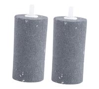 MERRYHAPY 2 Pièces Pierre à Air Cylindrique pour Aquarium et Bassin Diffuseur Oxygène Uniforme Circulation Air Améliorée pour Poissons et Plantes Accessoire Léger et Pratique
