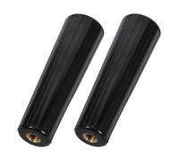 MERRYHAPY 2 Pièces Poignée de Remplacement Bakélite pour Fourchette Barbecue Résistante Chaleur Filetage Poignée Ergonomique Antidérapante pour Accessoires de Rôtisserie Lot