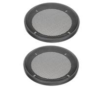MERRYHAPY 2 pièces Protection de Haut-Parleur Voiture Fer Cache Subwoofer et Facile à Installer Modification et Décoration Enceinte Audio Auto