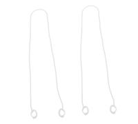 MERRYHAPY 2 Pièces Sangle Anti-perte pour Écouteurs Buds Cordon Silicone Souple Blanc Lanière Confortable et Légère pour Sport et Usage Quotidien