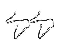 MERRYHAPY 2 Pièces Support de Laisse de Toilettage pour Chien Corde de Soin Résistante avec Boucle Ronde Harnais Ajustable pour Table de Toilettage Noir