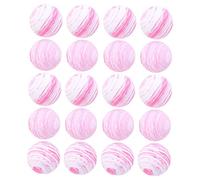 MERRYHAPY 20 Pièces Balle Jouet pour Chiot Cat Toy Boule à mâcher pour Chat Petite Balle rebondissante Ballon Gonflable pour Enfants Jouet Chiot Jouet pour Chat Balle de Chat