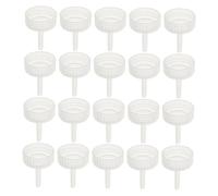 MERRYHAPY 20 pièces Bouchons Incubateurs pour Éclosion Œufs de Crevettes Couvercles Transparants pour Aquarium et Réservoir Facile à Installer et Réutilisables