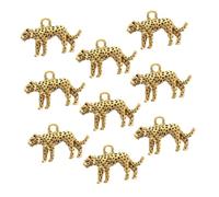 MERRYHAPY 20 Pièces Breloques Léopard Alliage de Zinc Antique pour Création de Bijoux DIY Pendentifs Animaux Accessoires Artisanaux pour Colliers et Bracelets