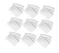 MERRYHAPY 20 pièces Peigne Cheveux Mariage Transparent Lot de Plastique Peigne Chignon Décoratif et Adapté à Tous Types de Cheveux