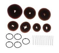 MERRYHAPY 22 pièces Kit de Coiffure Chignon Accessoires pour Cheveux Clips Élastiques et Outils de Coiffure Coffret Pratique pour Créer des Chignons Élégants