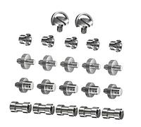 MERRYHAPY 22 pièces Set de Vis Adaptatrices pour Appareil Photo Convertisseur de Filet pour Fixation Trépied Robuste et Polyvalent