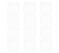 MERRYHAPY 24 pièces Boîte de Rangement Transparente Boîtes Carrées Plastique pour Bijoux de Rangement et