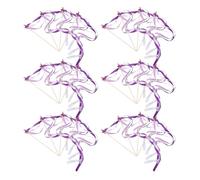 MERRYHAPY 24 pièces Lot de Baguettes Magiques Étoile avec Rubans et Clochettes Bâtons Ruban Mariage Élégants pour Fête et Accessoires Princesse Décoration Romantique et Interactive