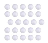 MERRYHAPY 240 Boules de Polystyrène Blanches Solides pour Bricolage Diy, Sphères Rondes en Mousse, Peinturables et Ponçables, pour Décoration de Noël ou Saint-valentin