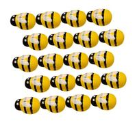 MERRYHAPY 24pièces Décorations Bois pour Artisanat Ornements Abeilles à Suspendre pour Décorations De Fête Et Murales