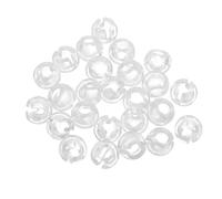MERRYHAPY 25 Pièces Butées Transparentes pour Chaîne de Perles 4,5mm en Pom, Fixation Sécurisée et Longueur Réglable, Accessoires pour Stores et Rideaux