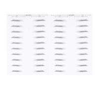 MERRYHAPY 2feuilles Lot De Autocollants Pour Sourcils Simulation De Cheveux Résistants à Eau Outils De Maquillage Pour Homme Et Femme