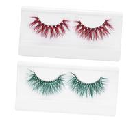 MERRYHAPY 2paires Faux Épais De Faux Un Coffret Parfaits Pour Maquillage Chic Et Élégant Réutilisables Et Confortables