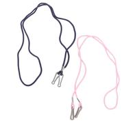 MERRYHAPY 2pcs Sangle de Snowboard en Nylon pour Garçon et Filles, Clips Élastiques Antidérapants et Lavables pour Moufles et Moufles, Accessoire Anti-Perte pour Activités d'hiver en Plein