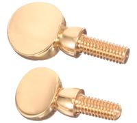 MERRYHAPY 2pcs Vis de Cou de Saxophone en Cuivre Or, Accessoires Simples et Élégants, Faciles à Transporter, Résistantes la Déformation, pour Saxophone Alto