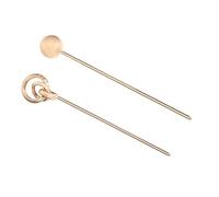 MERRYHAPY 2pièces Baguettes à Cheveux Aluminium Vintage Accessoires Coiffure Chinoise Épingles à Cheveux Élégantes Pour Chignons Et Traditionnelles