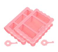 MERRYHAPY 2pièces Boîte à Souvenirs Rangement Élégant Pour Décoration Et Organisation Jouets Accessoires Et Style Finition Sculptée Couleur Rose