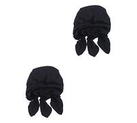 MERRYHAPY 2pièces Bonnet De Nuit Soie Pour Femmes Chapeau Smooth Avec Élastique Et Rubans Des Cheveux Pour Styles Bouclés Raides Et Wigs Unique Préserve Hydratation Et Évite Les Casse