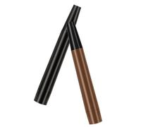 MERRYHAPY 2pièces Crayon à Sourcils Microblading Étanche Avec Pointe Fourchue Pinceau à Sourcils Et Barbe Couleurs Foncé